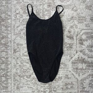Sparkly Black Women’s Body Suit